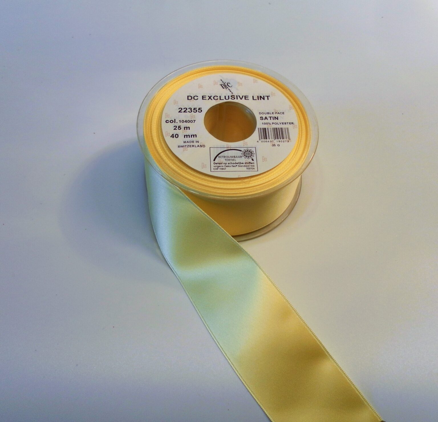 Lighting Dc Ribbon 104007 - DC Exclusive Lint 40mm - Banaan Geel - DC Linten